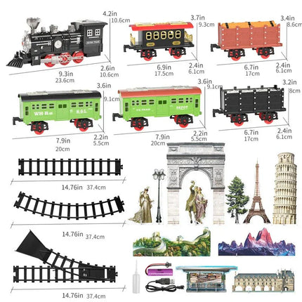 ClassicTrack Set – Vintage Trein met Realistische Effecten