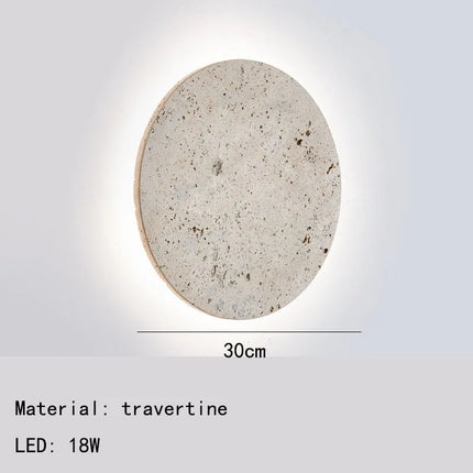 ZenGlow Wall Lamp - Wabi-Sabi Minimalisme voor Je Muur