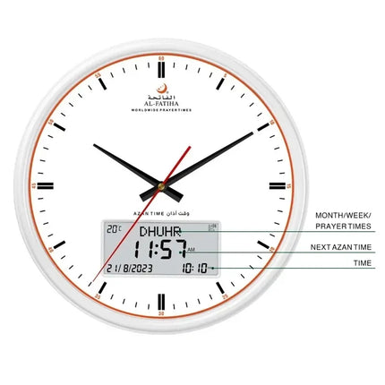 PrayerTime Clock – Slimme Wandklok met Azan