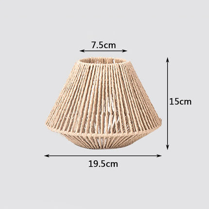 Rotan Hanglamp - Elegante Rotan Hanglamp met Geometrisch Design voor Sfeervolle Verlichting