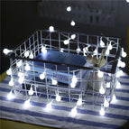 Wit / Voeding via USB / 1.5M 10LED