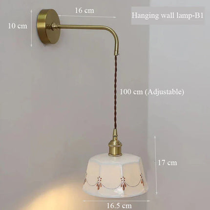 ZenGlow Light - Retro Japanse Wandlamp met Schakelaar