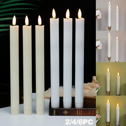 TaperFlame – Elegant Vlamloze LED Kaarsen Set van Twee