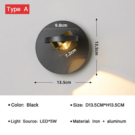 BrightTurn – Verstelbare LED Wandlamp voor Elke Ruimte