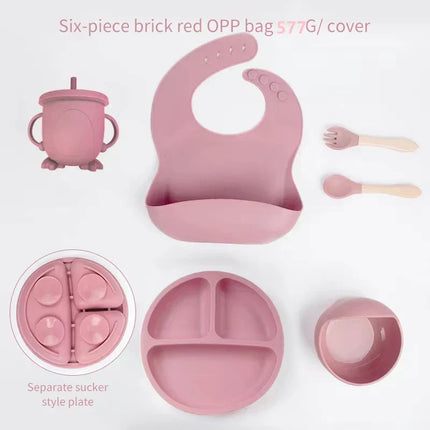 SiliconeBaby Set – Complete 6-delige Voedingsset voor Baby's