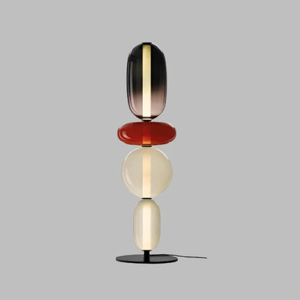 ChromaLuxe - Designer Vloerlamp met Kleuraccenten voor een Sprankelende Sfeer