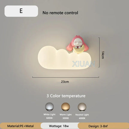 KidsDream Lamp - Speelse LED Wandlamp voor Kinderkamer