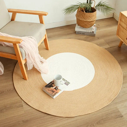 WeaveNest - Luxe Jute Vloerkleed voor Interieur
