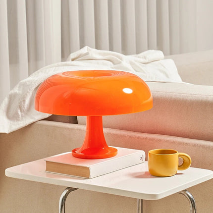 ScandiShroom - Retro Bauhaus Oranje LED Lamp