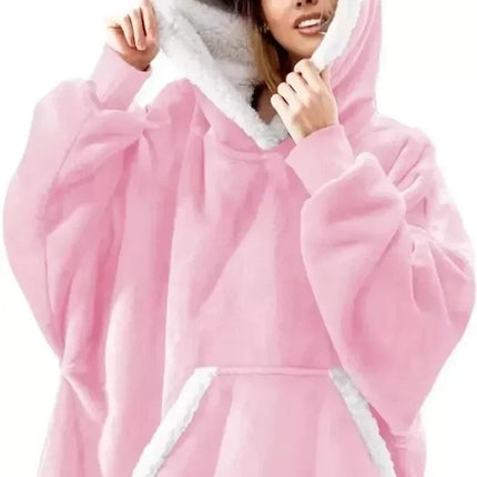 CozyWrap - Luxe Oversized Fleece Hoodie voor Ultiem Comfort
