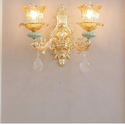 CrystalLuxe - Luxueuze Kristallen Wandlamp voor Modern Interieur