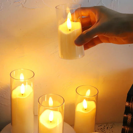 Auraflame - Elegante Vlamloze LED Kaarsen Set van 6
