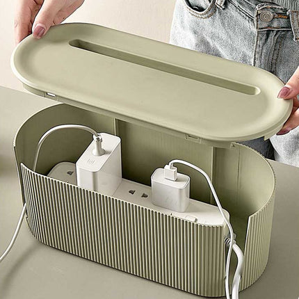 StorageMaster Box - Stijlvolle Organizer voor Kabels en Adapters