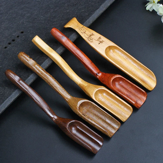 TeaScoop - Retro Houten Theelepel voor Thee