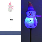 Roze sneeuwman