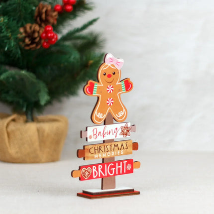 Peperkoekman Kerst Ornament - Schattige Peperkoekman voor Feestelijke Decoratie