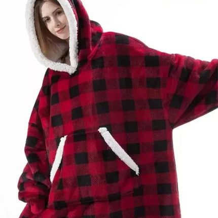 CozyWrap - Luxe Oversized Fleece Hoodie voor Ultiem Comfort