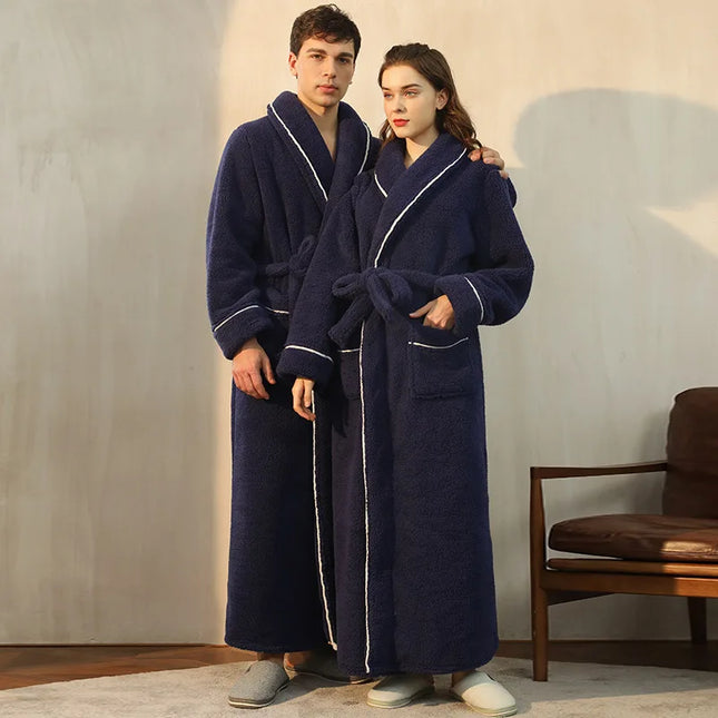 FleeceComfort Badjas - Luxe Flanel Badjas