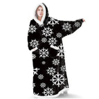Zwart en sneeuw / 120cm