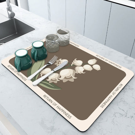 AbsorpTowel Mat - Antislip, Ultra-absorberend en Stijlvol