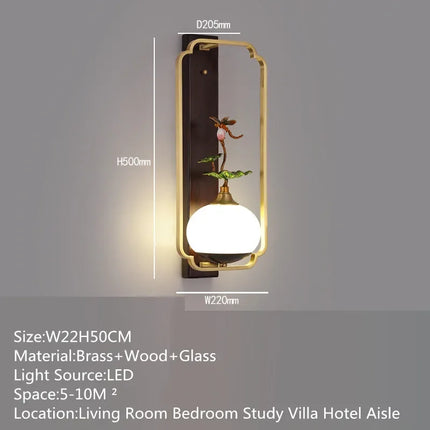 BrassGlow Wall Lamp - Elegante Messing Wandverlichting