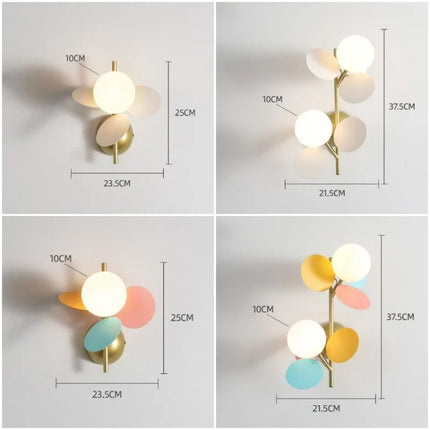 MacronLicht – Moderne LED Acryl Wandlamp