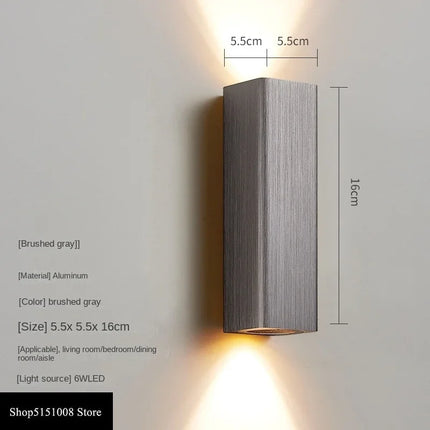 GlowLuxe - Stijlvolle LED Wandlamp voor Slaapkamer