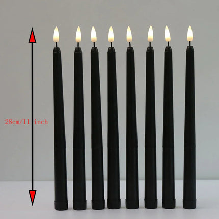Nightfall LED Kaarsen - Mystieke Zwarte LED Kaarsen voor Halloween