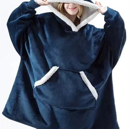 CozyWrap - Luxe Oversized Fleece Hoodie voor Ultiem Comfort