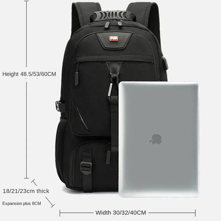 TechTrek Pro Rugzak - Rugzak met handige USB-oplaadpoort