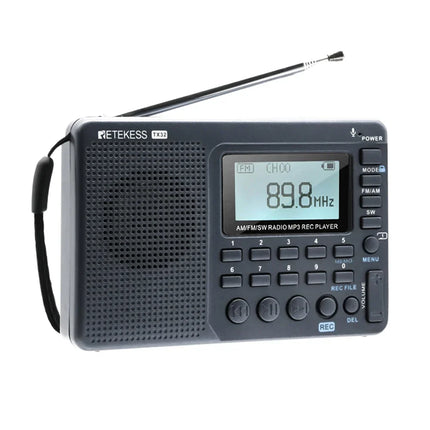 EchoWave - Draagbare Retro Radio met Krachtig Geluid