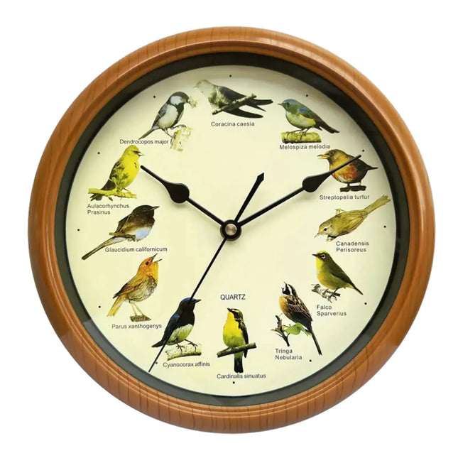 BirdSong Clock – 10 Inch Wandklok voor Stijlvol Interieur