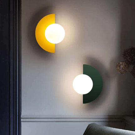 Noorderlicht Charme - Halvemaan Wandlamp van Metaal