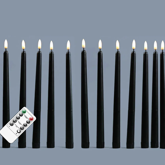 Nightfall LED Kaarsen - Mystieke Zwarte LED Kaarsen voor Halloween