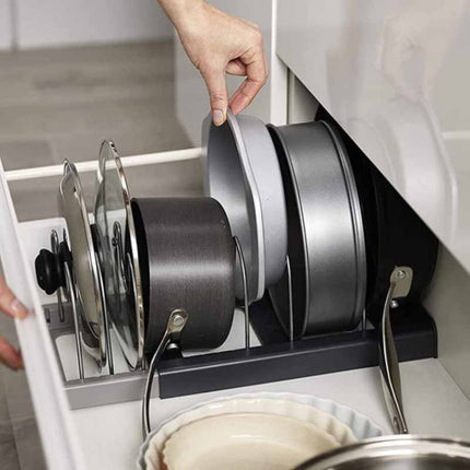 KitchenMaster Organizer - Oplossing voor Rommelige Kasten