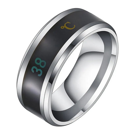 ThermoRing – Stijlvolle Unisex Temperatuur Monitoring Ring