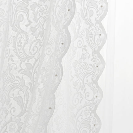 EleganceSheer Gordijn - Luchtig Transparant Witte Raambekleding