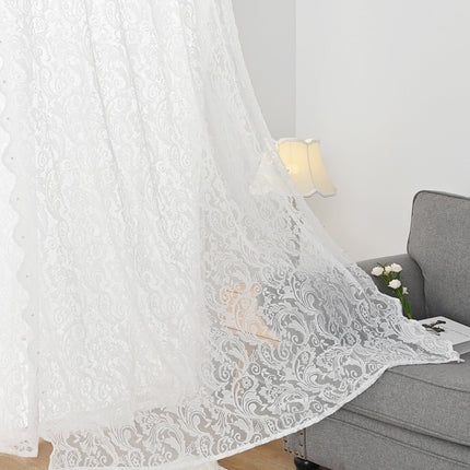 EleganceSheer Gordijn - Luchtig Transparant Witte Raambekleding