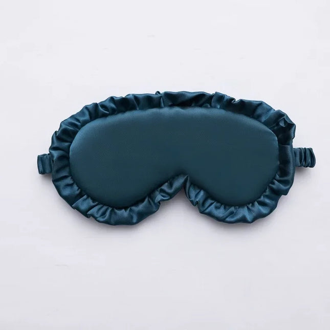 Volant Masker - Luxe Zijdezacht Slaapmasker met Ruches