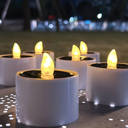 AmbianceFlicker Kaarsen - Zonne-energie Vlamloze Buitenverlichting