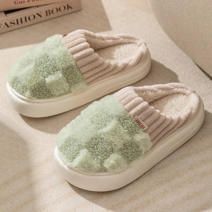 Dreamy Feet Pantoffels - Trendy Geruite Katoenen Pantoffels voor Optimaal Comfort