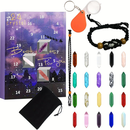 SparklingGems Adventskalender – 24 Kristallen voor Feestelijk Plezier