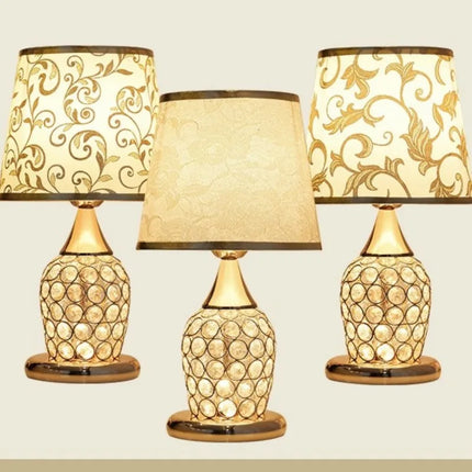 CrystalGlow - Elegante Tafellamp van Kristalglas