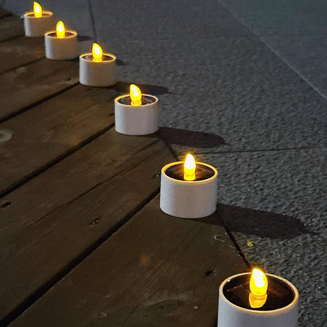 AmbianceFlicker Kaarsen - Zonne-energie Vlamloze Buitenverlichting