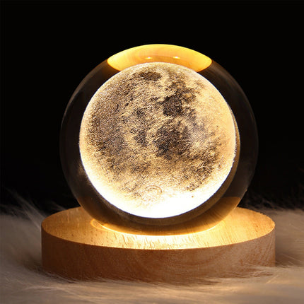 Crystal Light Ball – Betoverende Glazen Sfeerlicht voor Thuis