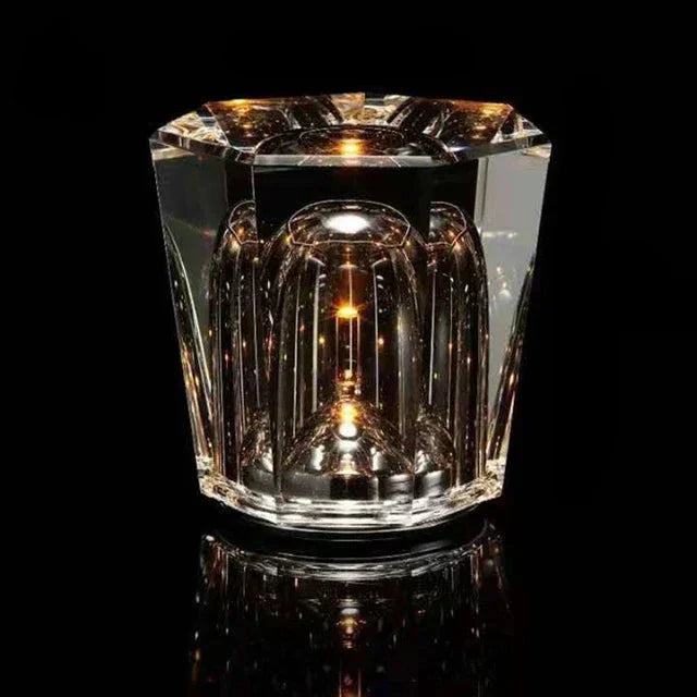ChicGlow - Luxe Kristal en IJzeren Hanglamp voor Restaurants
