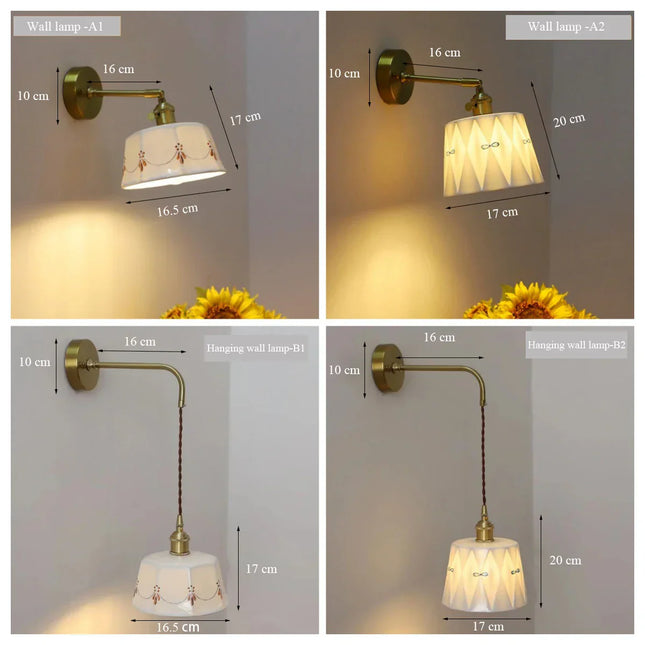 ZenGlow Light - Retro Japanse Wandlamp met Schakelaar
