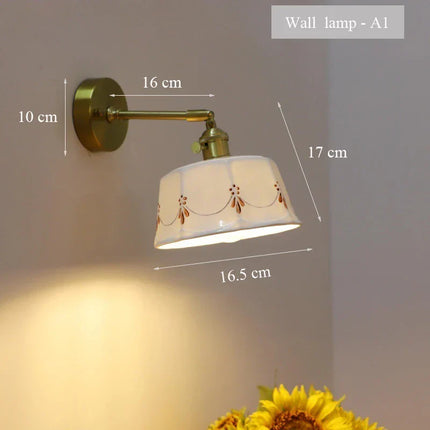 ZenGlow Light - Retro Japanse Wandlamp met Schakelaar