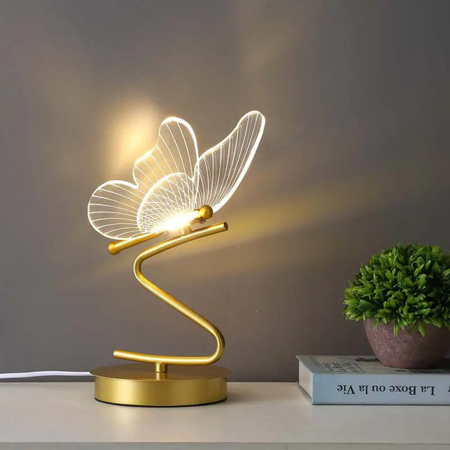 NatureLight - Artistieke Tafellamp met Veranderlijke Verlichting