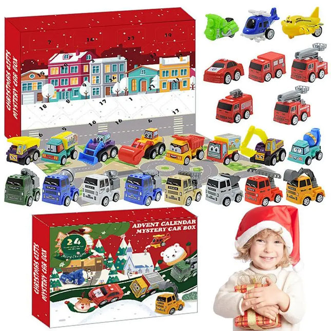 SpeedJoy Calendar - Kerst Avontuur met Auto’s & Vrachtwagens